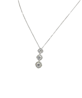 Collana IGold Donna in Oro bianco Zircone CL42802051150